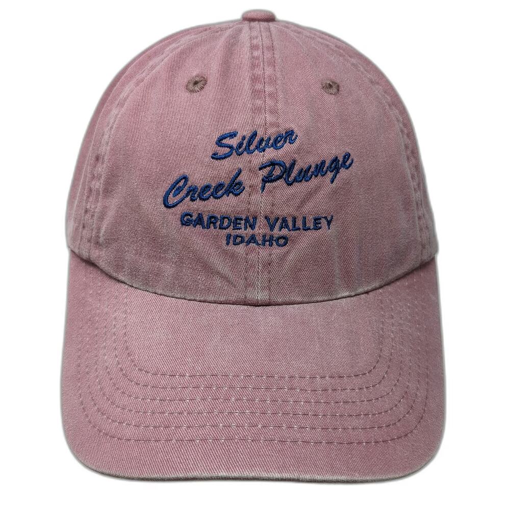 Port Authority Baseball Cap Red One Size Silver Creek Plunge Idaho Hat Cotton